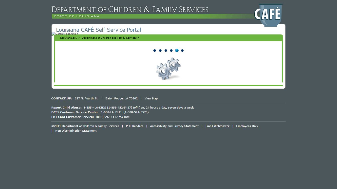 LA CAFE - Louisiana CAFE Customer Portal